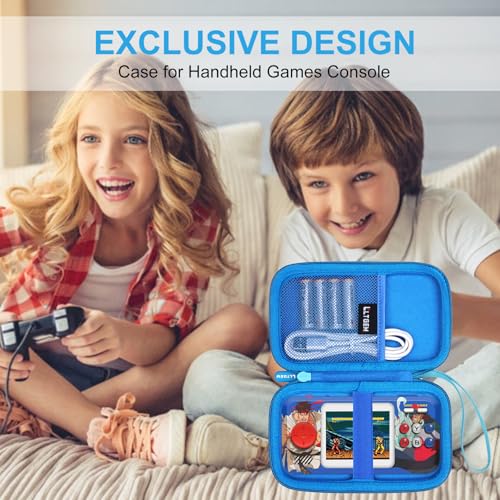 LTGEM Case Compatible with My Arcade Handheld Portable Video Game Console, Hard Shell Travel Carrying Storage Bag - Blue(Case Only) - color: 3.Blue