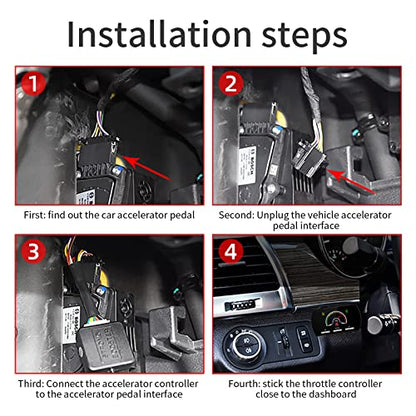 Throttle Response Controller 9 Drive Modes Throttle Controller MAIMEIMI Electronic Pedal Accelerator Compatible with Dodge Ram 1500 New Body Style,Jeep Wrangler JL Gladiator JT,Nissan Titan Trucks - size: 809
