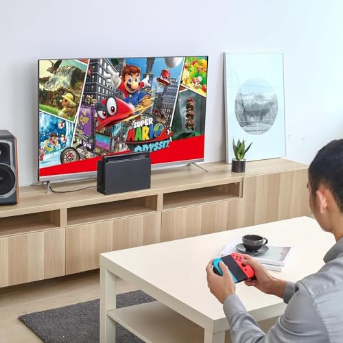 TV Dock Station Set for Nintendo,Switch TV Docking Station with 1080P HDMI and USB 3.0 Port for Nintendo Switch,Charging Dock Set for Switch Console (for Switch)