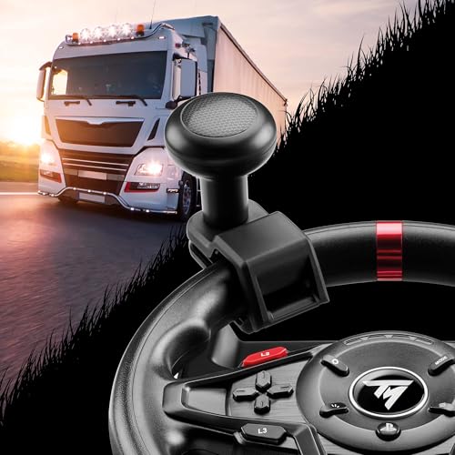 Thrustmaster T128 SimTask Sim Wheel Pack for Truck & Farming - PS5 & PC | Force-feedback base, T2PM pedals, steering kit, 900-degree rotation, metal flat-mount clamp, 3-axis height adjustment - style: T128P & Steering Kit Bundle