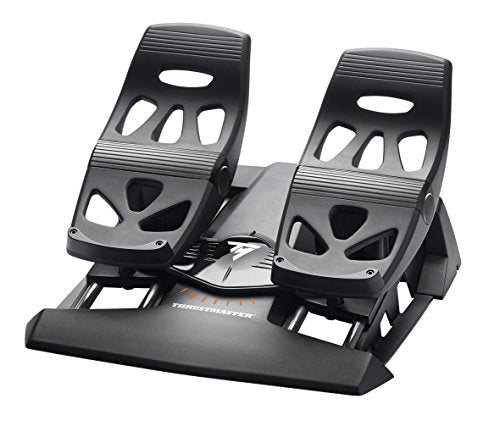 THRUSTMASTER T.Flight HOTAS 4 (Compatible with PS5, PS4 and PC) & TFRP Rudder Pedals for Flight Simulators
