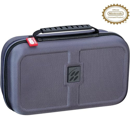 RDS - Officially Licensed Super Nintendo Classic Entertainment System Carrying Case – Protective Deluxe Travel System with Gray Ballistic Nylon Exterior