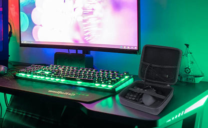 co2CREA Hard Travel Case for Razer Tartarus Pro V2 Gaming Keypad | Travel Storage, Space For Keypad And Cable, Organized Interior, Protective Carrying Case - size: for Gaming Keypad