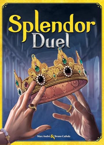 Splendor Duel Board Game - Two-Player Strategy Game for Intense Gem Collecting Battles - Fun Family Game for Kids and Adults, Ages 10+, 2 Players, 30 Minute Playtime, Made by Space Cowboys | A strategic two-player gem trading duel with multiple victory pa