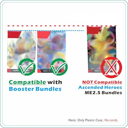 20 PCS Clear PET Plastic Protector Case for Booster Bundle / Build & Battle 0.45mm Thick Foldable Clear Display Box Plastic Display Case (20 PCS) - size: 20PCS
