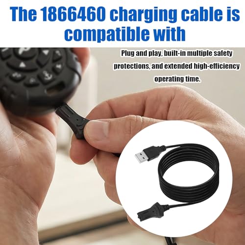 1pcs 1866460 Charging Cable for Minn Kota I-Pilot Link Remote | 1.5m/4.92ft Long Charger Cord Replacement Accessories Compatible with All Trolling Motor i-Pilot Remotes