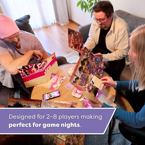 HABA Point of View: Spooky Festival – Cooperative Mystery Box Board Game with 40+ Puzzles, Perfect Brain Games for Adults and Teens, for 2–8 Players Ages 8+
