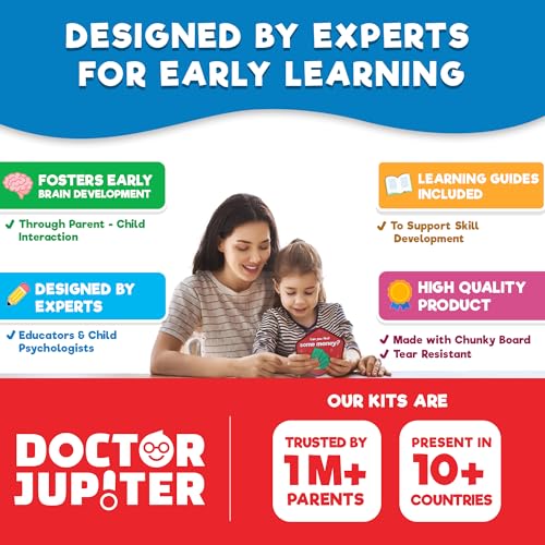 Doctor Jupiter My Big Box of Games for 2 to 4 | Toys for Ages 2-4 | Birthday Gift for 2 Year Old Boys and Girls | Toddler Toys for 2-3-4 Year Old | Learning & Education Toys - style: My Big Box of Games: 2+
