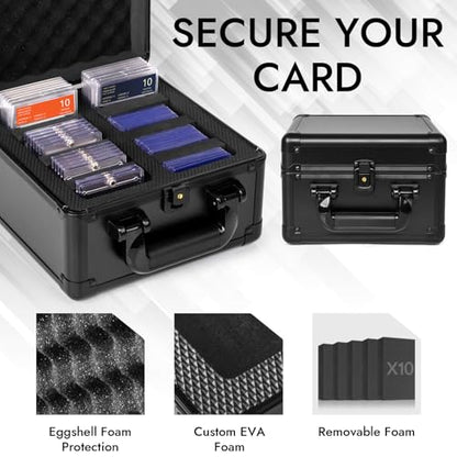 Top Loader Storage Box, Graded Card Storage Boxes, Trading Card Organizer Cases, PSA Card Case Slab Case Holder for Sports Cards, Holds 186+ Top Loaders - size: 2 Row