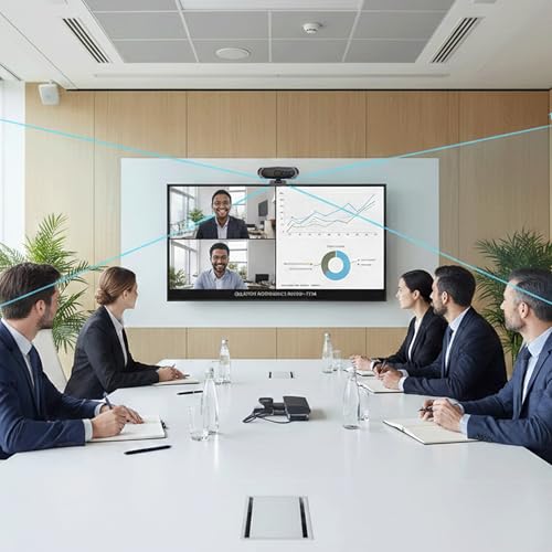 4K Ultra HD Remote Control with Stand Webcam, LED RGB Lighting, 95-Degree Wide Angle, Auto Focus, 1080P@60FPS, Black, USB 2.0, for Video Conferencing, Desktop/Laptop