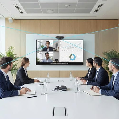 4K Ultra HD Remote Control with Stand Webcam, LED RGB Lighting, 95-Degree Wide Angle, Auto Focus, 1080P@60FPS, Black, USB 2.0, for Video Conferencing, Desktop/Laptop
