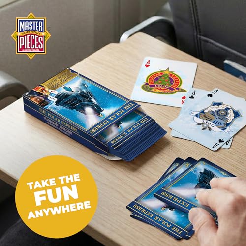 MasterPieces Officially Licensed Polar Express Playing Cards - 54 Card Deck for Adults - style: The Polar Express