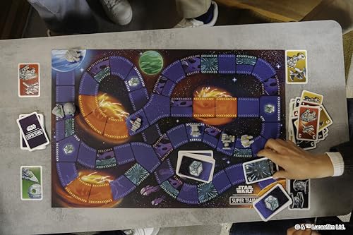 Star Wars Super Teams Board Game - Fast-Paced Strategy Race Through The Galaxy, Fun for Families, Kids & Adults, Ages 7+, 2-4 Players, 30 Minute Playtime, Made by Zygomatic