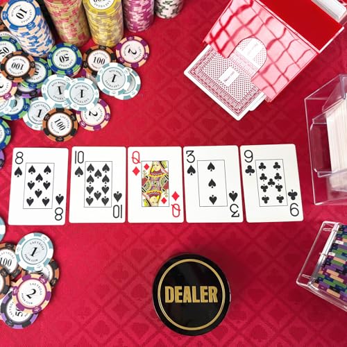 Speed Cloth Poker Table Fabric - 108X60 Inch Section of Casino Card Game Table Felt Top Cover Accessories - Red - color: Red