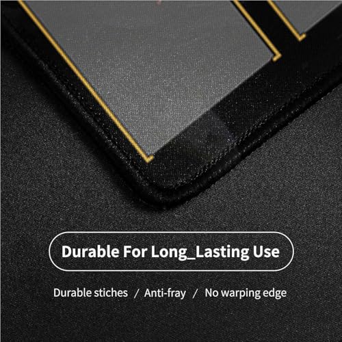 MTG Playmat Stitched Edges, MTG Mat with Zones 24 x 14 inches for MTG DTCG CCG RPG Trading Card Inked Skull Playmats Smooth Rubber Surface Battle Game - color: Pattern10