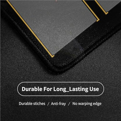 MTG Playmat Stitched Edges, MTG Mat with Zones 24 x 14 inches for MTG DTCG CCG RPG Trading Card Inked Skull Playmats Smooth Rubber Surface Battle Game - color: Pattern10