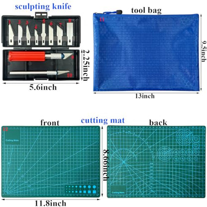 Model DIY Tool Kit, Professional Gundam Craft Building Repairing Tool Set, Dollhouse Miniature Hobby Gunpla Building or Handmade Hobby Craft Tools Set