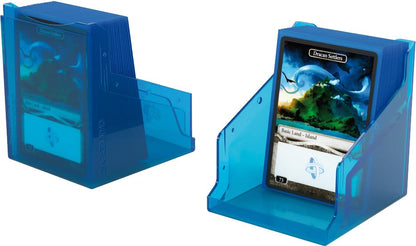 Gamegenic Bastion 100+ XL Deck Box - Compact, Secure, and Perfectly Organized for Your Trading Cards! Safely Protects 100+ Double-Sleeved Cards, Blue Color, Made