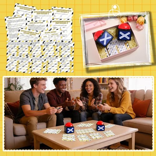 Office Party Friendly Feud Game with 2 Answer Buzzers, Fun Team Building Board Games for Adults Feud Card Trivia Quiz Activities for Holiday Party Work Staff Coworkers Office Group Employee - style: Office