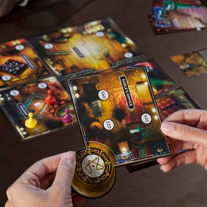 Clue Escape: The Illusionist’s Club Board Game | Escape Room Family Game | 1-Time Solve Mystery | Ages 10+ | 1-6 Players | Difficulty 4 | 90-120 Mins. (Amazon Exclusive) - style: The Illusionist’s Club
