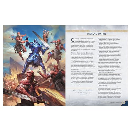 Stormlight Handbook, Cosmere RPG Core Rulebook by Brotherwise Games | 3-7 Players | Ages 14+ | Build Characters, Swear Ideals, and Tell Epic Stories
