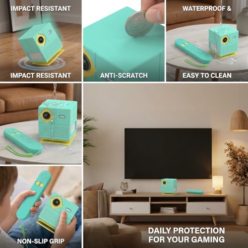 Silicone Cover Case for The Nex Playground Game System Console and Remote, Protective Sleeve Set for Nex Playground Game System Nex Playground Accessories(Green) - color: Green