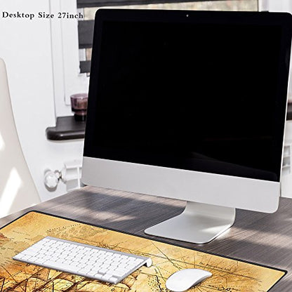 XXL Professional Large Mouse Pad & Computer Game Mouse Mat (35.4x15.7x0.1IN, Boat) - color: Boat, size: 35.4x15.7x0.1IN
