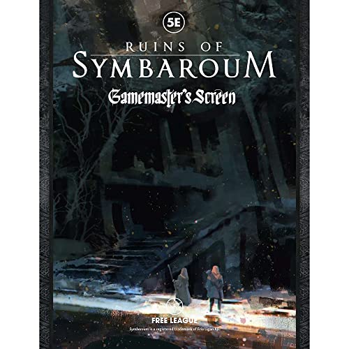 Free League Ruins of Symbaroum 5E: Gamemaster's Screen with 28-Page Adventure Booklet for Immersive RPG Campaigns - style: Gamemaster's Screen