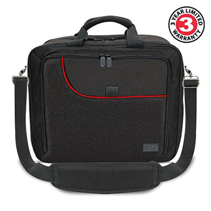 USA Gear Sling Bag Compatible with Nintendo Switch 2, Dock Station, Gamecube / Pro Controller, Joy Cons & more Nintendo Switch 2 Accessories - Customizable Interior, Shoulder Strap - Red - color: Red and Red