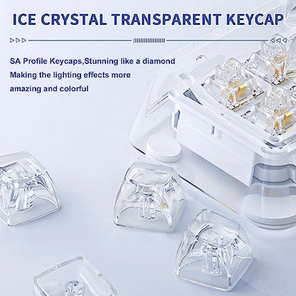 Attack Shark OSU Keypad,6-Key One Handed Keypad,Mini Mechanica RGB keypad for macros and Rhythm Games,Hot swappable Switch,3 Modes 2.4GHz Wireless/USB-C/Bluetooth,Support NKRO for iOS,Windows.