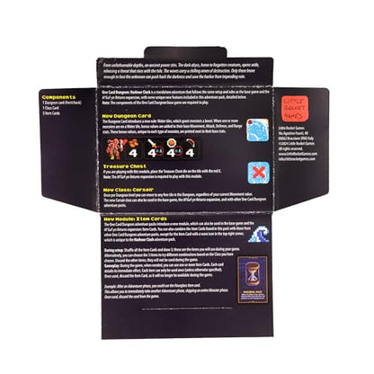 Giga Mech Games One Card Dungeon Adventure Pack, Harbour Clash and Eternal Peak, 2 Expansion Set, Ages 10+