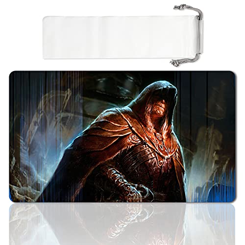 Board Game MTG Playmat Games Size 60X35 cm CCG Compatible for MTG CCG RPG Trading Card Game (Lazav,-Dimir-Mastermind) - color: Lazav,-dimir-mastermind