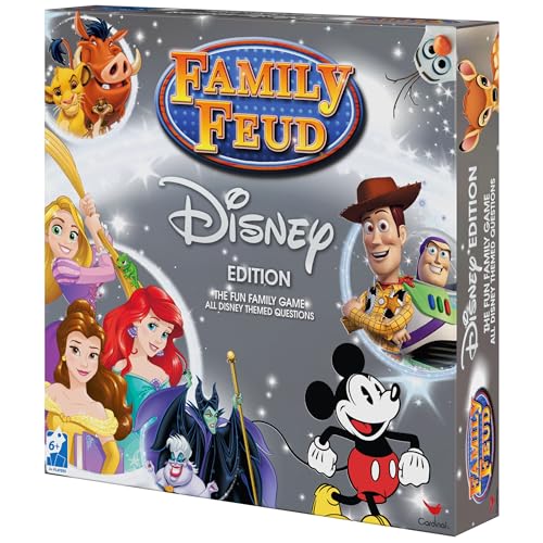 Family Feud Disney Edition Game for Adults, Families and Kids Ages 6 and up, by Spin Master
