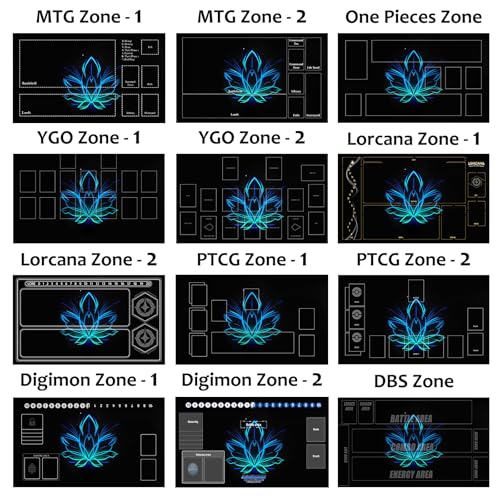 FROGIGO Custom Playmat 24" x 14" Non-Slip with Mat Bag - Printable Play Zone & Optional Stitched Edging, Any Image Printed Your Design Tournament and Card Game Legal