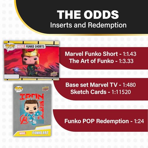 UCC Distributing Funko Pop Marvel Trading Card Box - 24 Packs Per Box/Factory Sealed