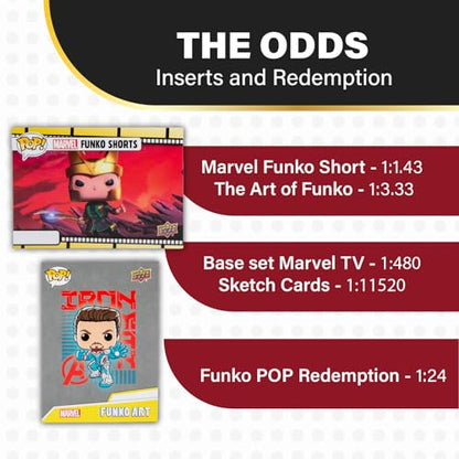 UCC Distributing Funko Pop Marvel Trading Card Box - 24 Packs Per Box/Factory Sealed