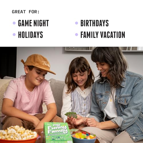 My Funny Family | Easy to Learn + Family Friendly Card Game | Ages 10+