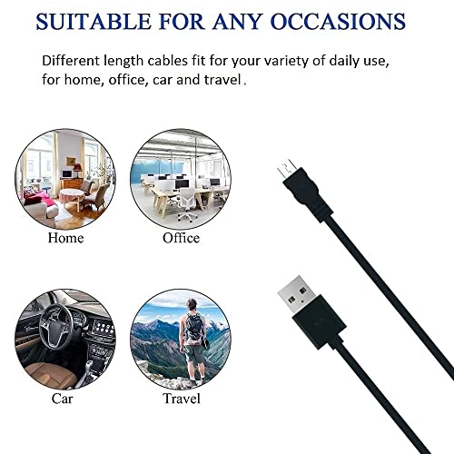 Micro USB Cable, 5 Pack [6FT, 6FT, 3FT, 3FT, 1FT], Fast Charging Cable, High Speed Data Transfer Cable, Android Phone Cable for Samsung Galaxy S7 Edge S6 S5 and More, Trustable - size: 5Pack Mix