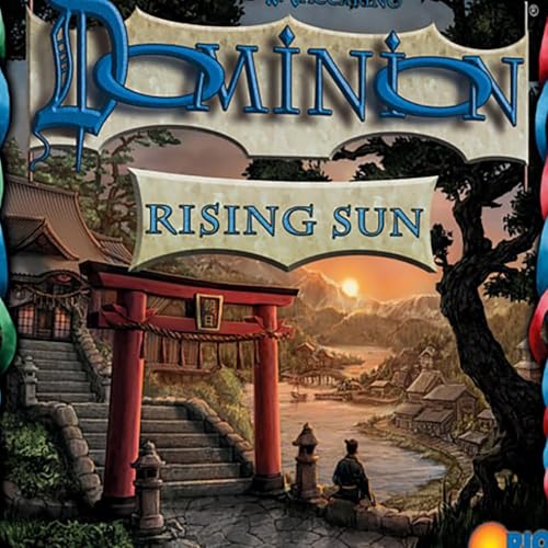 Rio Grande Games Dominion Rising Sun Expansion - Strategy Card Game, 300 Cards with 25 Kingdom Piles, 2-4 Players, Ages 14+