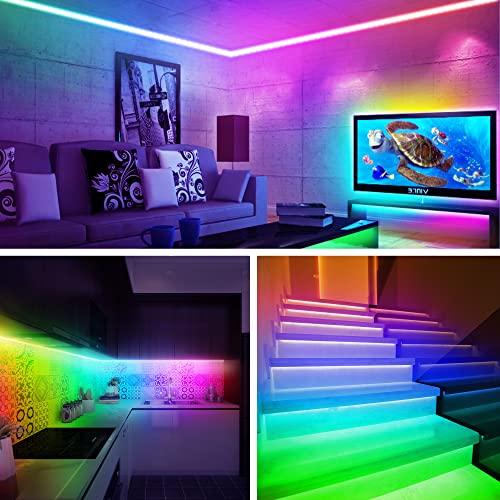 maylit 18 Ft ICRGB TV LED Backlight for 75-85 Inch Tvs | Bias Lighting for Gaming, Bedrooms and Home Theaters - size: 18FT for 75''-85'' TV