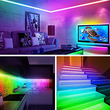 maylit 18 Ft ICRGB TV LED Backlight for 75-85 Inch Tvs | Bias Lighting for Gaming, Bedrooms and Home Theaters - size: 18FT for 75''-85'' TV