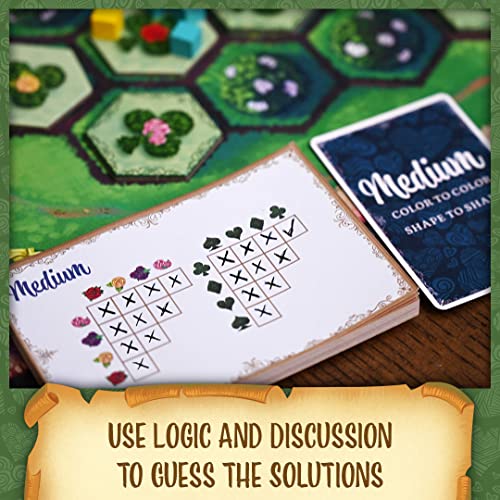 Paint the Roses Board Game | Cooperative Alice in Wonderland Deduction Game | 2-5 Players | Age 11+ | 60 Min