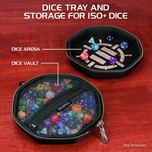 ENHANCE Tabletop RPG Adventurer's Bag + Dice Tray and Dice Case - Bundle