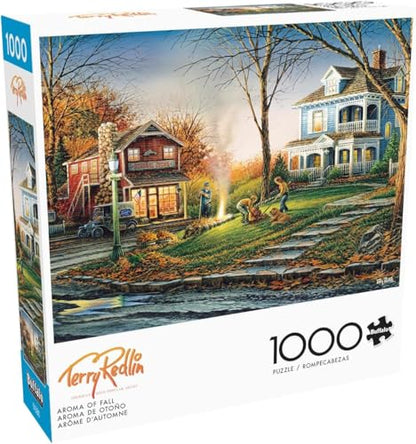 Buffalo Games - Aroma of Fall - 1000 Piece Jigsaw Puzzle for Adults | Officially Licensed, Silver Select, Foil Finish, Recycled Board, Giftable Display Box