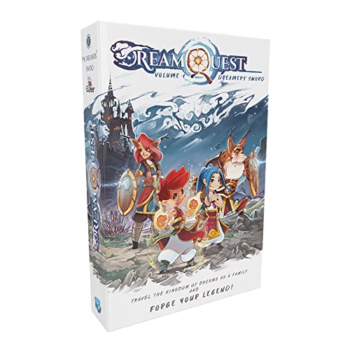 Dream Quest Board Game - Fantasy Adventure Game, Cooperative Strategy Game, Fun Family Game for Kids & Adults, Ages 10+, 2 Players, 30-60 Minute Playtime, Made by Space Cow