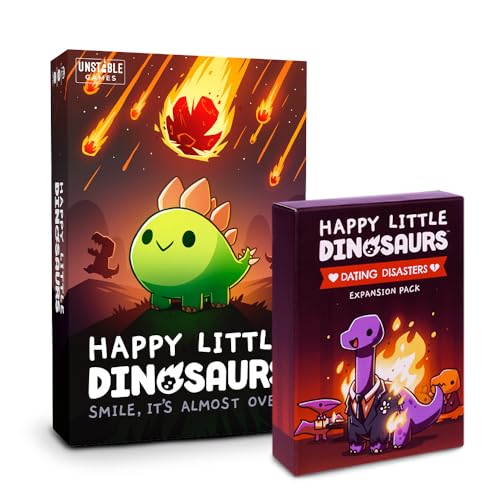 Unstable Games Happy Little Dinosaurs Dating Disasters Expansion Pack - style: Expansion: Dating Disasters