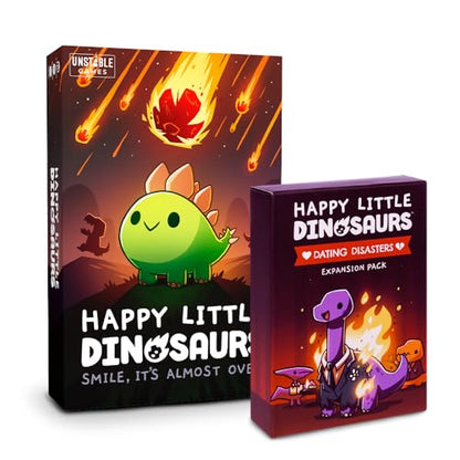 Unstable Games Happy Little Dinosaurs Dating Disasters Expansion Pack - style: Expansion: Dating Disasters