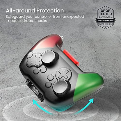 Tomtoc Switch Pro Controller Case - Hard Shell Joystick Protector for Nintendo Switch OLED, Shock-proof, Anti-scratch, Water-resistant Accessory Cover