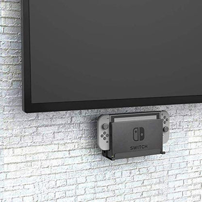 Wall Mount for Switch1/OLED, Near Or Behind TV,Save Space，Quick Heat Dissipation, Easy to Install,Not Fit for Switch2