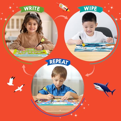 Skillmatics Search and Find Megapack Educational Game - Reusable Preschool Learning Activities, Perfect for Toddlers & Kids Who Love Toys, Art & Crafts, Builds Vocabulary, Gifts for Ages 3, 4, 5, 6 - style: 7. Search & Find Megapack
